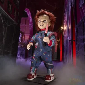 3.5ft Scarred Chucky LED Animatronic