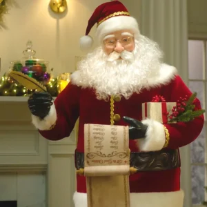 6ft Wishlist Santa Animated Prop