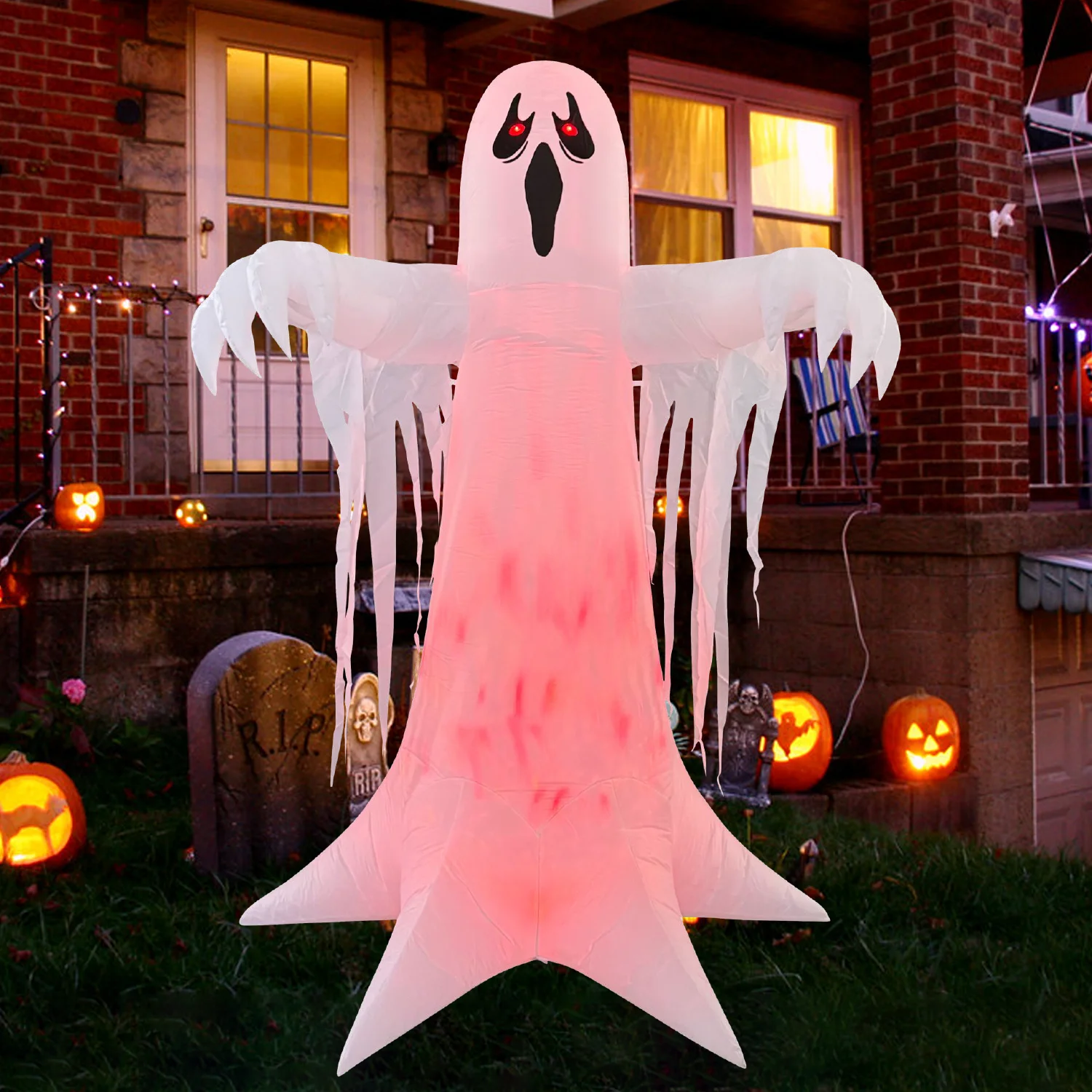 8.2ft Spooky Ghost Animated Halloween Inflatable