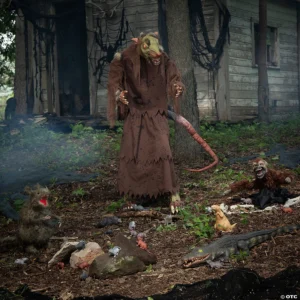 5ft Mangey Rat Animated Halloween Prop