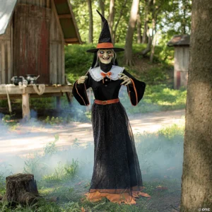 7ft Animated Whimsical Witch