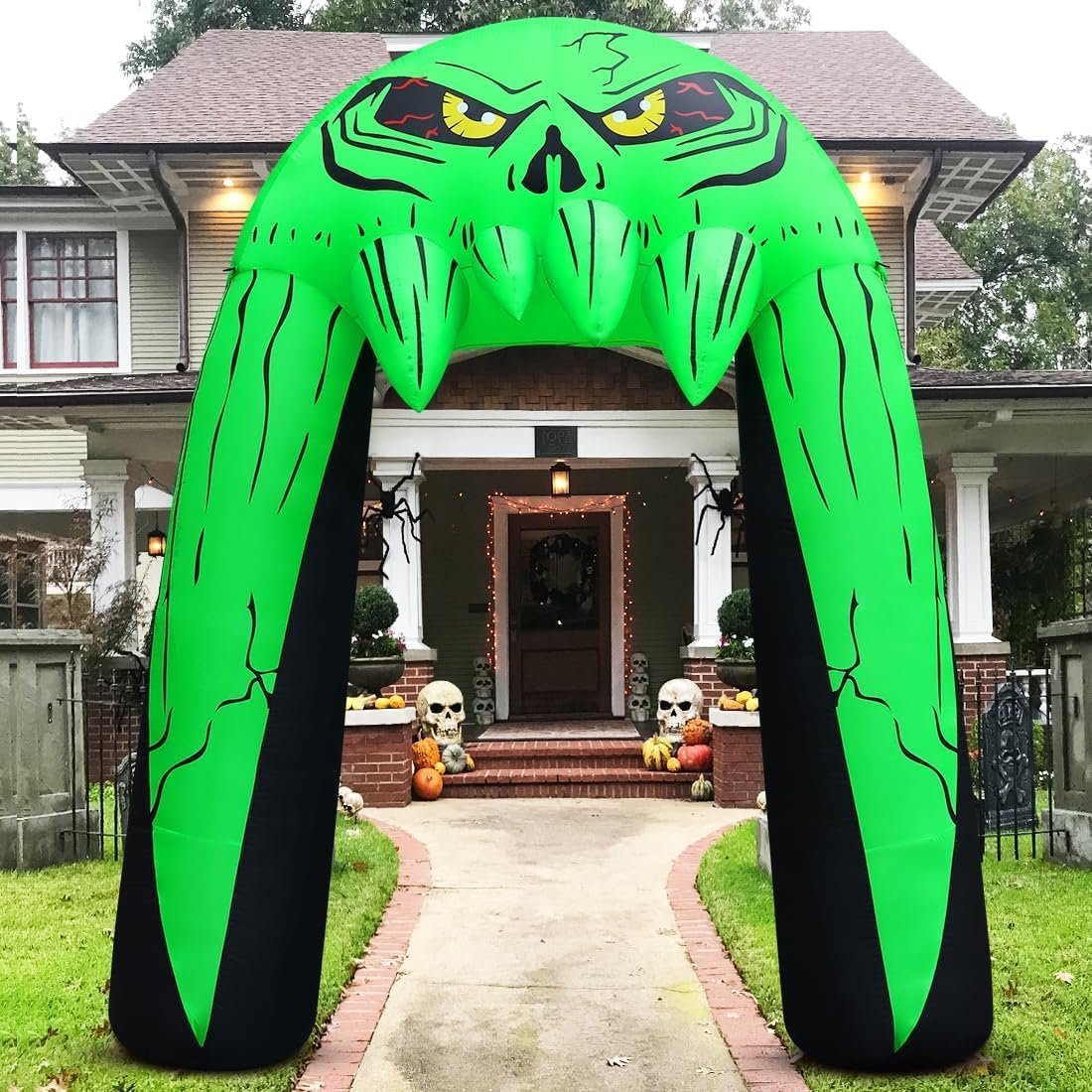 10ft Halloween Inflatable – Giant Monster Mouth Archway - Image 2