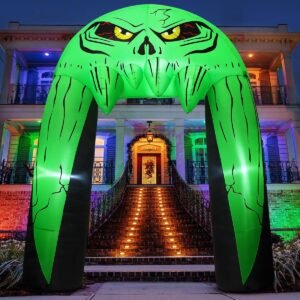 10ft Halloween Inflatable – Giant Monster Mouth Archway