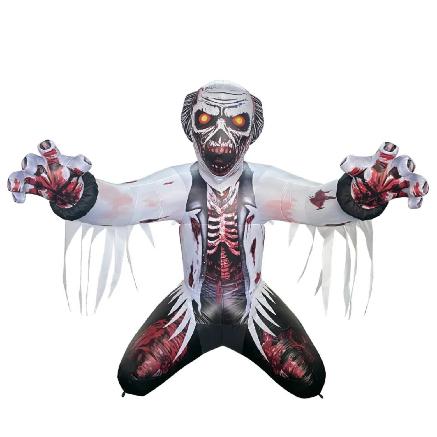 6ft Animated Halloween Inflatable Zombie - Image 2