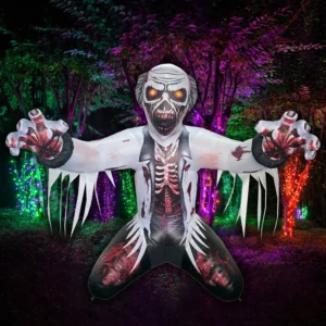 6ft Animated Halloween Inflatable Zombie