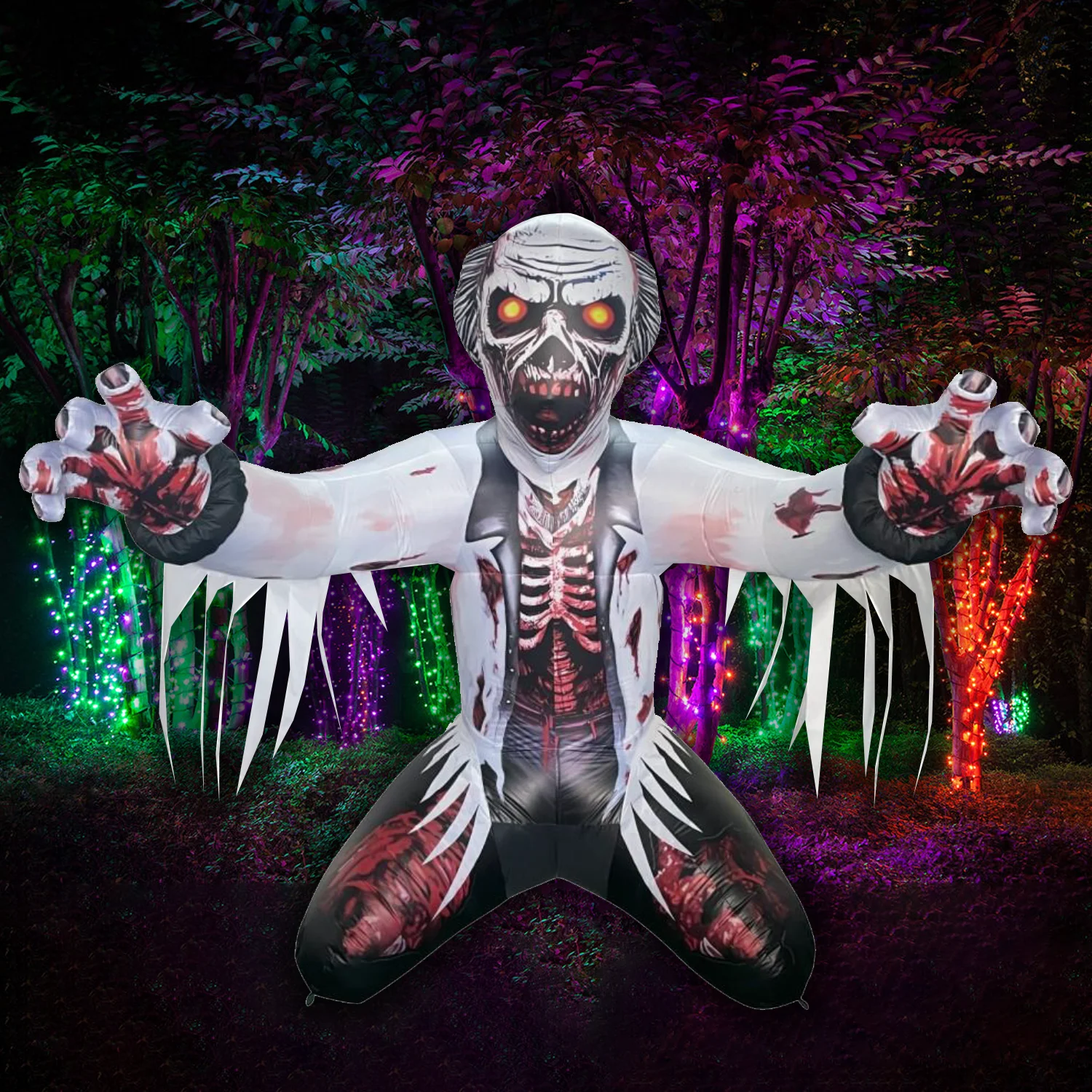 6ft Animated Halloween Inflatable Zombie