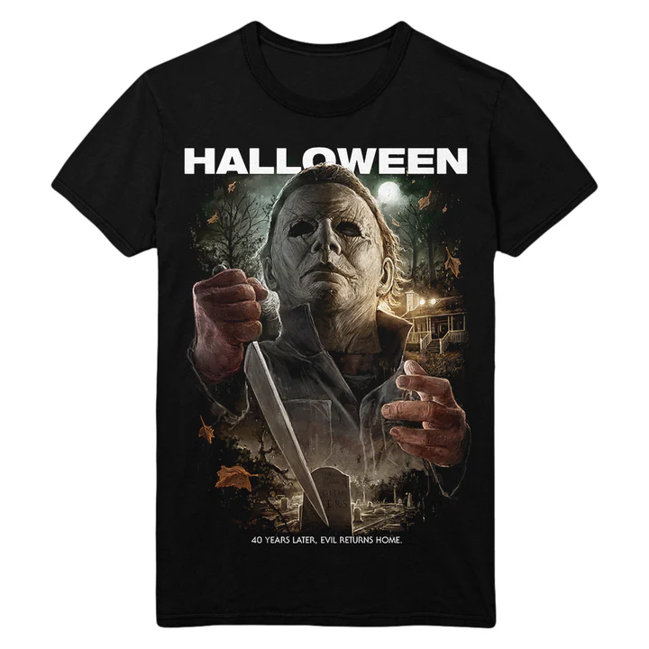 Gutter Garbs Horror T Shirt – Halloween 2018: Evil Returns Home