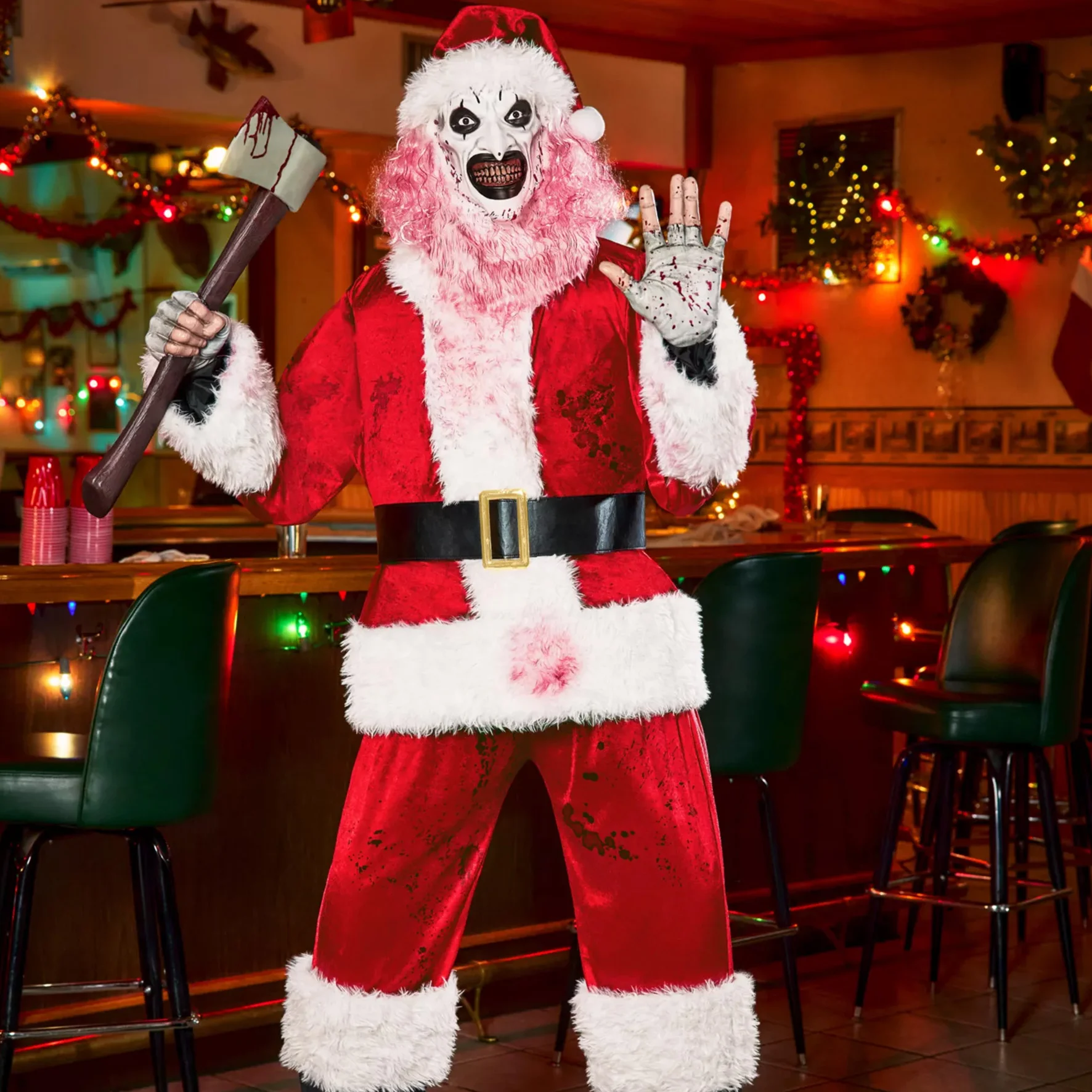 6ft Art the Clown Santa Animatronic (Spirit Halloween)