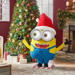 Minion Animated Christmas Prop
